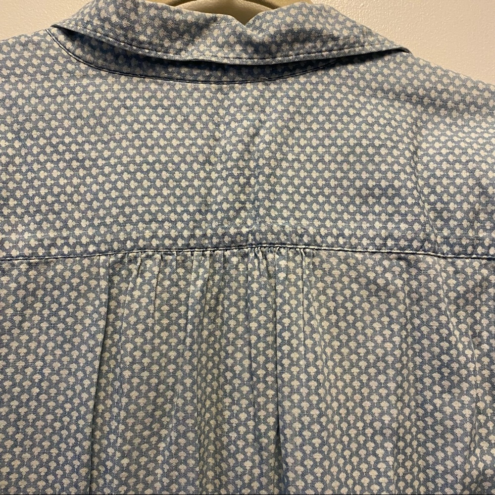 Loft Blue And White Patterned Popover - image 6